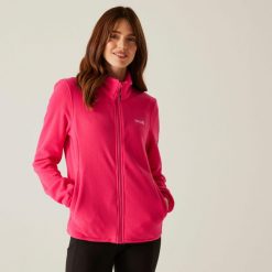 Clemance IV damski polar. Czerwone bluzy z polaru Regatta, bez wzorów, z polaru, trekkingowe. W wyprzedaży za 118.90 zł.