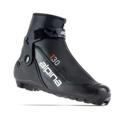 Buty do narciarstwa biegowego Alpina T30. Czarne buty do biegania Alpina, na zimę, bez wzorów, z włókna, bez zapięcia, do biegania, Thinsulate. Za 690.00 zł.