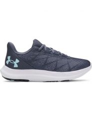 Under Armour Buty w kolorze granatowym do biegania rozmiar: 40,5. Niebieskie buty do biegania Under Armour, bez wzorów, z materiału, bez zapięcia, do biegania. Za 162.87 zł.