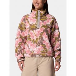 Sweter Damski Columbia Helvetia II Printed Cropped. Czerwone swetry Columbia, bez wzorów, eleganckie, bez ramiączek. Za 299.00 zł.