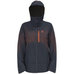 Kurtka narciarska damska Odlo hardshell X-ALP 3L PK WATERPROOF. Niebieskie kurtki przeciwdeszczowe ODLO, na zimę, l, bez wzorów, z hardshellu, bez kaptura, narciarskie. W wyprzedaży za 2,599.99 zł.