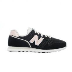 Buty do chodzenia damskie New Balance WL373OE2. Czarne buty sportowe lifestyle New Balance, bez wzorów, z materiału, sportowe, bez zapięcia. Za 383.65 zł.