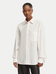 BOSS Koszula Saturday 50543800 Różowy jasny Oversize. Czerwone koszule Boss, bez wzorów, z bawełny, bez kołnierzyka, bez ramiączek. Za 799.99 zł.