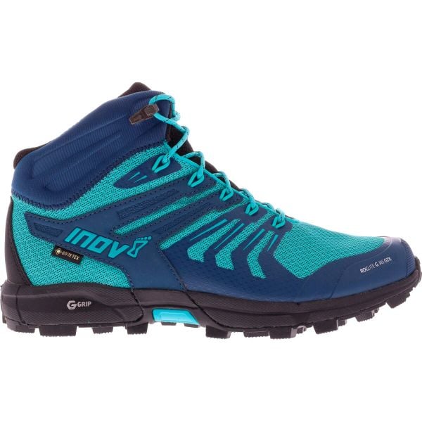 Buty trekkingowe damskie Inov-8 Roclite G 345 GTX V2. Zielone buty do biegania Inov-8, bez wzorów, bez zapięcia, do biegania. Za 863.40 zł.