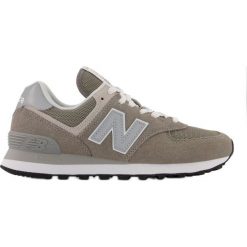 Buty New Balance WL574EVG szare. Szare buty treningowe bez wzorów, z gumy, bez zapięcia. Za 822.14 zł.