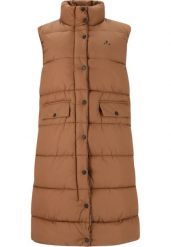 Damska kurtka bez rękawów Whistler Amaretto. Brązowe kurtki WHISTLER, l, bez wzorów, z materiału, eleganckie, bez kaptura. Za 268.00 zł.