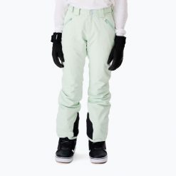 Spodnie snowboardowe damskie Rip Curl Rider. Niebieskie spodnie narciarskie Rip Curl, bez wzorów, narciarskie. Za 369.99 zł.