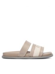 Furla Klapki Tide YL11TID BX0070 PT 4968S Beżowy. Brązowe klapki Furla, bez wzorów, ze skóry, bez obcasa, bez zapięcia. Za 989.99 zł.