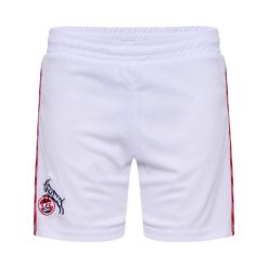 Krótkie mieszkanie dla dziecka FC Cologne 2023/24. Białe szorty Hummel, bez wzorów, młodzieżowe. Za 200.50 zł.