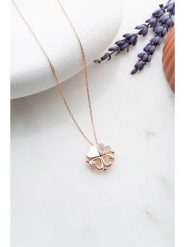 Lodie Silver Srebrny naszyjnik z elementem ozdobnym - dł. 42 cm rozmiar: onesize. Szare naszyjniki Lodie Silver, z materiału, z cyrkonią, srebrne. Za 85.45 zł.