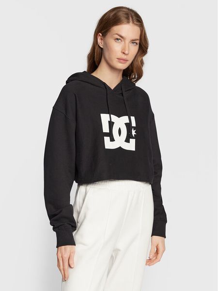 DC Shoes Bluza ADJFT03028 Czarny Relaxed Fit. Czarne bluzy DC Shoes, l, bez wzorów, z bawełny, bez kaptura. Za 149.99 zł.