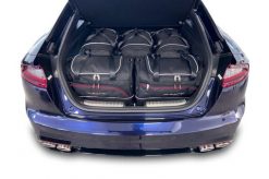 Torby Do Bagażnika Kia Stinger 2017-2023 5Szt Kjust. Czarne torby podróżne KJUST, bez wzorów, z kauczuku. Za 1,608.00 zł.