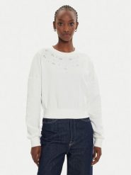 ONLY Bluza Suzi 15331166 Biały Regular Fit. Białe bluzy ONLY, s, bez wzorów, z bawełny, bez kaptura. Za 89.99 zł.
