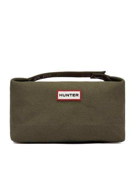 Hunter Kosmetyczka CWBEO-HTR-U1-007-SS26 Khaki. Brązowe torebki klasyczne Hunter, bez wzorów, z materiału, bez dodatków. Za 99.99 zł.