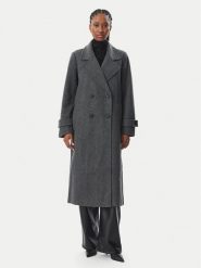 Vero Moda Płaszcz zimowy Eva 10348666 Szary ciemny Regular Fit. Szare płaszcze Vero Moda, na zimę, xs, bez wzorów, bez kaptura. Za 359.99 zł.