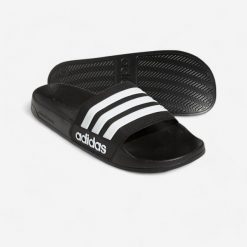 Second Life - Klapki basenowe Adidas Adilette Shower - Stan Bardzo Dobry. Białe klapki adidas, bez wzorów, sportowe, bez obcasa, bez zapięcia. Za 89.99 zł.
