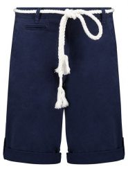 Geographical Norway Szorty "Paola" w kolorze granatowym rozmiar: M. Niebieskie szorty Geographical Norway, z aplikacjami, z tkaniny. Za 70.41 zł.