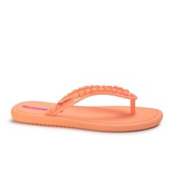 Japonki klapki damskie Ipanema 27130 MEU SOL AD. Czerwone klapki Ipanema, bez wzorów, z materiału, wakacyjne, bez obcasa, bez zapięcia. Za 39.00 zł.