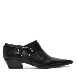 Półbuty Vagabond Shoemakers. Czarne półbuty wsuwane Vagabond Shoemakers, bez wzorów, bez obcasa, na obcasie. Za 819.99 zł.