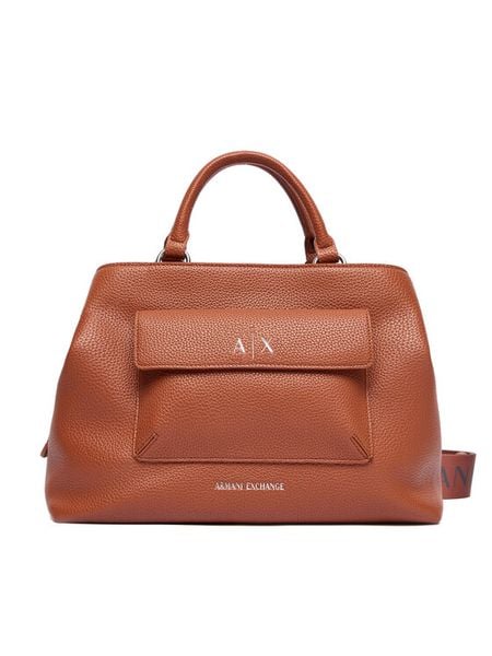 Armani Exchange Torebka XW001545 AF17019 U6048 Brązowy. Brązowe torebki klasyczne Armani Exchange, bez wzorów, ze skóry, bez dodatków. Za 579.99 zł.