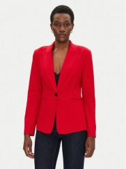 Morgan Marynarka 251-VECO.F M Czerwony Slim Fit. Czerwone marynarki i żakiety Morgan, m, bez wzorów, z syntetyku, bez ramiączek. Za 359.99 zł.