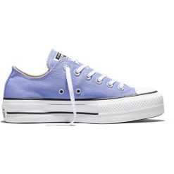 Buty sportowe Converse Chuck Taylor All Star Lift. Niebieskie buty treningowe Converse, bez wzorów, bez zapięcia. Za 590.00 zł.