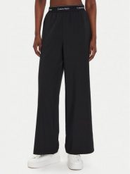 Calvin Klein Performance Spodnie dresowe 00GWF4P606 Czarny Wide Leg. Czarne spodnie dresowe Calvin Klein Performance, bez wzorów, z dresówki. Za 369.99 zł.