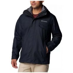 Kurtka 3w1 Columbia Bugaboo III Fleece Interchange Jacket. Czarne kurtki Columbia, na jesień, bez wzorów, bez kaptura. Za 712.79 zł.
