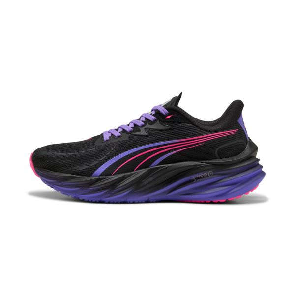 Damskie buty do biegania Puma Velocity Nitro 4 Digitokyo. Czarne buty do biegania Puma, bez wzorów, bez zapięcia, do biegania. W wyprzedaży za 498.00 zł.