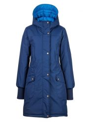 Finside Parka "Sipuli" w kolorze niebieskim rozmiar: 36. Niebieskie płaszcze finside, s, bez wzorów, z poliamidu, bez kaptura. Za 592.99 zł.