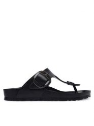 Birkenstock Japonki Gizeh Big Buckle 1031370 Czarny. Czarne japonki Birkenstock, bez wzorów, z syntetyku. Za 269.99 zł.