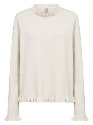 Soyaconcept Sweter "Helda" w kolorze kremowym rozmiar: S. Brązowe swetry Soyaconcept, s, bez wzorów, bez ramiączek. Za 214.95 zł.