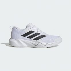 Buty Rapidmove Go Training. Białe buty treningowe adidas, bez wzorów, z gumy, bez zapięcia, na fitness i siłownię, climacool (adidas). Za 299.00 zł.