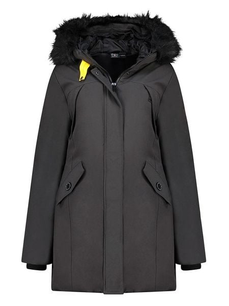 Canadian Peak Parka "Cherifeak" w kolorze antracytowym rozmiar: XL. Czarne płaszcze Canadian Peak, xl, bez wzorów, bez kaptura. Za 294.97 zł.