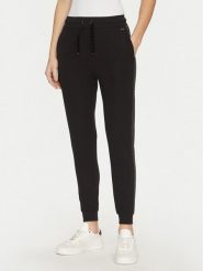 BOSS Spodnie dresowe 50535841 Czarny Regular Fit. Czarne spodnie dresowe Boss, bez wzorów, z dresówki. Za 349.99 zł.