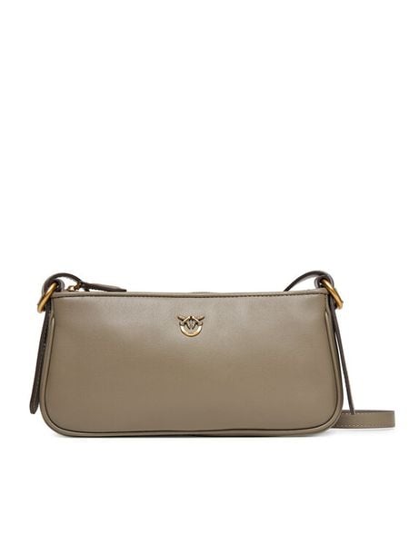 PINKO Torebka Half Moon Baguette Mini AI 25-26 PLTT 105069 A0QO Beżowy. Brązowe listonoszki Pinko, bez wzorów, ze skóry, bez dodatków. Za 1,059.00 zł.