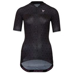 Koszulka rowerowa (z krótkim rękawem) damska SILVINI Women Jersey CATIRINA. Czarne t-shirty sportowe Silvini, bez wzorów, z jersey, bez ramiączek, rowerowe. Za 286.50 zł.