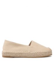 Jenny Fairy Espadryle WSS990-106 Beżowy. Brązowe espadryle Jenny Fairy, bez wzorów, z materiału, bez obcasa. Za 79.99 zł.