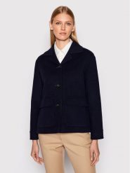 Weekend Max Mara Kurtka przejściowa Cervino 50460129 Granatowy Regular Fit. Niebieskie kurtki Weekend Max Mara, bez wzorów, z wełny, bez kaptura. Za 2,199.00 zł.