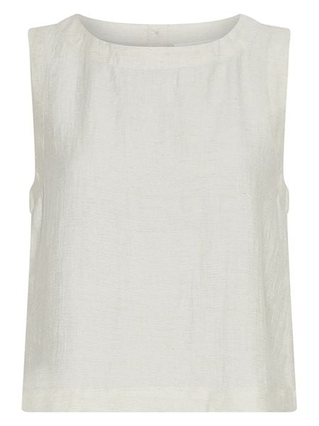 MOSS COPENHAGEN Top w kolorze białym rozmiar: XL. Białe topy Moss Copenhagen, xl, bez wzorów, bez kołnierzyka, bez ramiączek. Za 83.22 zł.