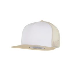 Czapka Trucker Flexfit Classic. Białe czapki z daszkiem FLEXFIT, bez wzorów. Za 104.50 zł.