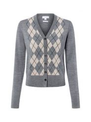 Brookshire sweter z wełny merynosowej Kobiety Wełna merino szary, M. Szare swetry brookshire, m, bez wzorów, z wełny, biznesowe, bez ramiączek. Za 299.95 zł.
