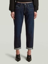 G-Star Dżinsy - Boyfriend fit - w kolorze granatowym rozmiar: W28/L30. Niebieskie jeansy G-Star, l, z aplikacjami, klasyczne. Za 234.97 zł.
