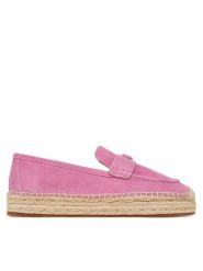 Coach Espadryle CR046 Różowy. Czerwone espadryle Coach, bez wzorów, ze skóry, bez obcasa. Za 629.99 zł.