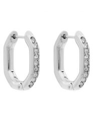 Swarovski Kolczyki Dextera Octagon 5724585 Srebrny. Szare kolczyki Swarovski, metalowe. Za 419.99 zł.