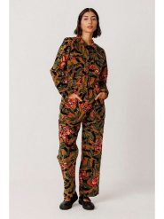 SKFK Kombinezon "Argi" w kolorze oliwkowo-czarno-karmelowym rozmiar: 36. Brązowe kombinezony SKFK, bez wzorów, z bawełny, bez kołnierzyka, bez ramiączek. Za 434.99 zł.