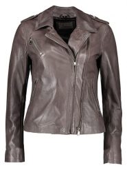 7eleven Skórzana kurtka "Nico" w kolorze szarym rozmiar: 42. Szare kurtki 7eleven, bez wzorów, ze skóry, bez kaptura. Za 525.86 zł.