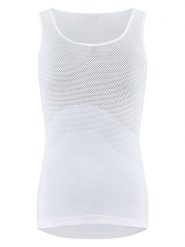 Odlo Top kolarski "Zeroweight Perf" w kolorze białym rozmiar: S. Białe topy ODLO, s, bez wzorów, bez kołnierzyka, bez ramiączek. Za 173.99 zł.