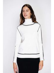 William de Faye Golf w kolorze białym rozmiar: 40. Białe swetry William de Faye, bez wzorów, z kaszmiru, klasyczne, bez ramiączek. Za 130.99 zł.