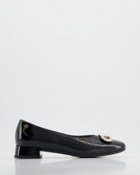 BALERINY Z OZDOBĄ 6290 1974 NERO. Baleriny Venezia, z aplikacjami, ze skóry, bez obcasa, bez zapięcia. Za 299.00 zł.